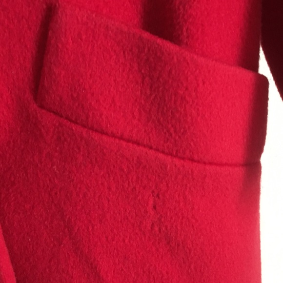 Kristen Blake 100% Merino Wool Long Vintage Coat. Shabby Chic double-breasted 2P - Picture 6 of 10